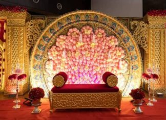 Grand Srilankan Wedding Event Stage Decoration