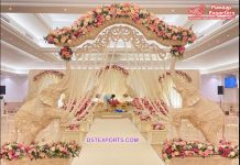 Gujarati Indian Wedding FRP Entrance Decoration