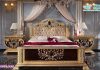 Luxurious Teak Wooden Carved Queen Size Bed