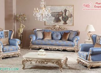 Modern 5 Seater Drawing Room Sofa Set For Home