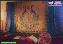 Newly Designed Heavy Embroidered Peacock Curtains Newly Designed Heavy Embroidered Peacock Curtains