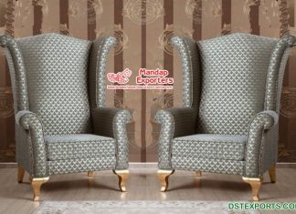 Stylish Comfortable Wingback Home Chairs
