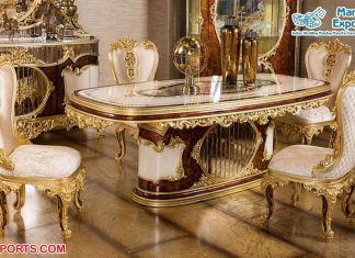 Beautiful Handcrafted Royal Dining Table Set Beautiful Handcrafted Royal Dining Table Set