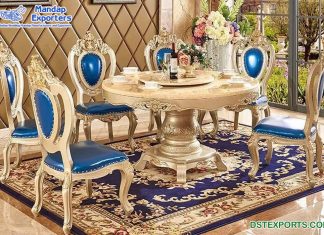 Classic Italian Style Formal Dining Table Set Classic Italian Style Formal Dining Table Set