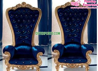Designer High Back King & Queen Throne Chairs Designer High Back King & Queen Throne Chairs