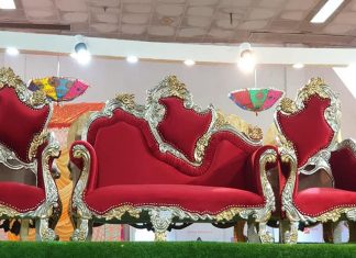 Designer Silver Carving Wedding Stage Furniture Designer Silver Carving Wedding Stage Furniture