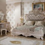 Elegant French Style Teak Wooden Bedroom Furniture