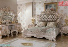 Elegant French Style Teak Wooden Bedroom Furniture Elegant French Style Teak Wooden Bedroom Furniture