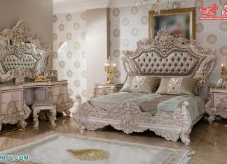 Elegant French Style Teak Wooden Bedroom Furniture Elegant French Style Teak Wooden Bedroom Furniture