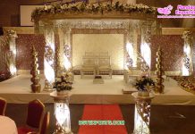Fancy Wedding LED Lighted Crystal Mandap Fancy Wedding LED Lighted Crystal Mandap