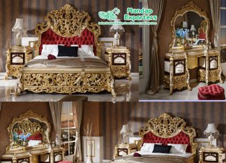 Italian Style Teak Wood King Bedroom Set Italian Style Teak Wood King Bedroom Set