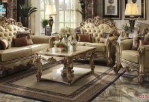 Luxurious French Style Living Room Sofa Set Luxurious French Style Living Room Sofa Set