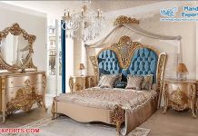 Luxury Antique Gold Carved Bedroom Furniture Set Luxury Antique Gold Carved Bedroom Furniture Set