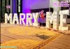Wedding Large Marry Me Marquee LED Letters