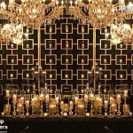 Candle Wall Backdrop for Wedding Night Decor