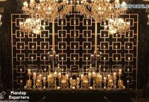 Candle Wall Backdrop for Wedding Night Decor Candle Wall Backdrop for Wedding Night Decor