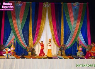 Colorful Backdrops Setup for Punjabi Sikh Wedding Colorful Backdrops Setup for Punjabi Sikh Wedding