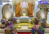 Beautiful South Indian Theme Mehndi Stage Beautiful South Indian Theme Mehendi Stage