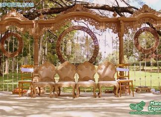 Creative Garden Theme Wedding Open Mandap Creative Garden Theme Wedding Open Mandap