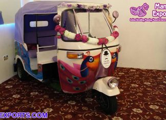 Fantastic Bride Groom Entry Auto Rickshaw Fantastic Bride Groom Entry Auto Rickshaw