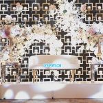 Gorgeous Wedding Stage Candle Wall
