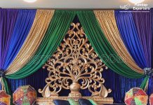 Indoor Mehndi Event Decoration Panel