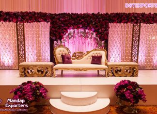 Lovely Wedding Theme Candle Wall Backdrop Lovely Wedding Theme Candle Wall Backdrop