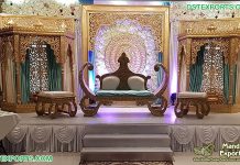Magnificent Muslim Wedding Stage Decoration