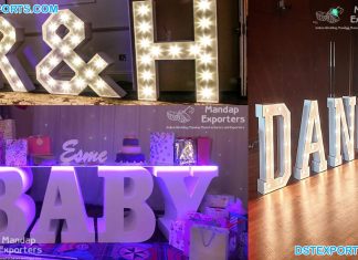 Marquee Letters For Wedding Party Decor