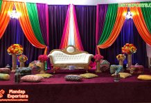 Mehndi Stage Decor Multi Color Backdrops Mehndi Stage Decor Multi Color Backdrops