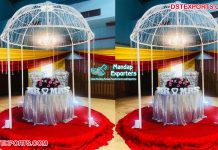 Metal Umbrella for Wedding Table Decor