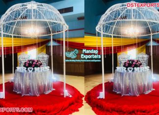 Metal Umbrella for Wedding Table Decor