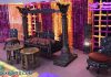 Nikkah Stage Decor Antique Black Swing