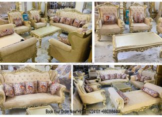 Premium Quality Handicraft Living Room Sofa Set Premium Quality Handicraft Living Room Sofa Set