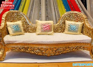 Royal Reception decor Wedding Love Seat