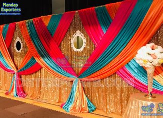 Wedding Multi Color Drapes & Backdrops For Sale Wedding Multi Color Drapes & Backdrop For Sale