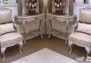 Buy Carved Lounge Chairs in Silver Finish Buy Carved Lounge Chairs in Silver Finish