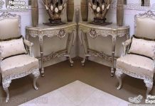 Buy Carved Lounge Chairs in Silver Finish Buy Carved Lounge Chairs in Silver Finish