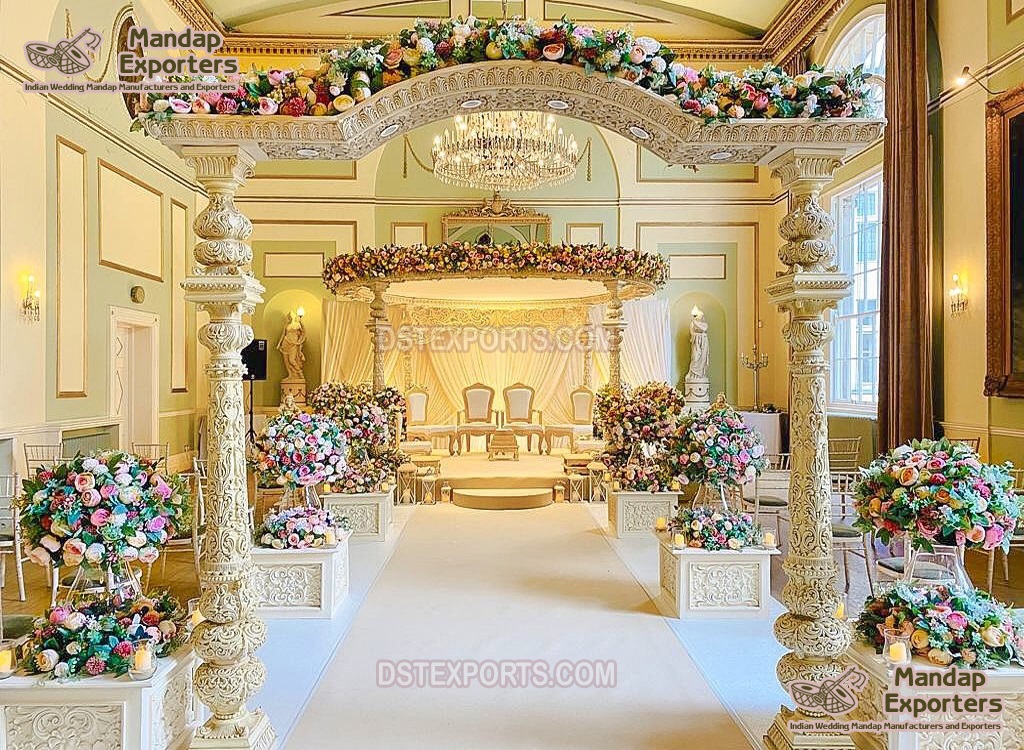 Buy Elegant Wooden Wedding Mandap USA