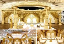 Classy Hand Carved Wedding Wooden Mandap Classy Hand Carved Wedding Wooden Mandap