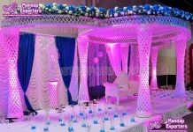 Dazzling Diamond Cut Wedding Mandap Design Dazzling Diamond Cut Wedding Mandap Design