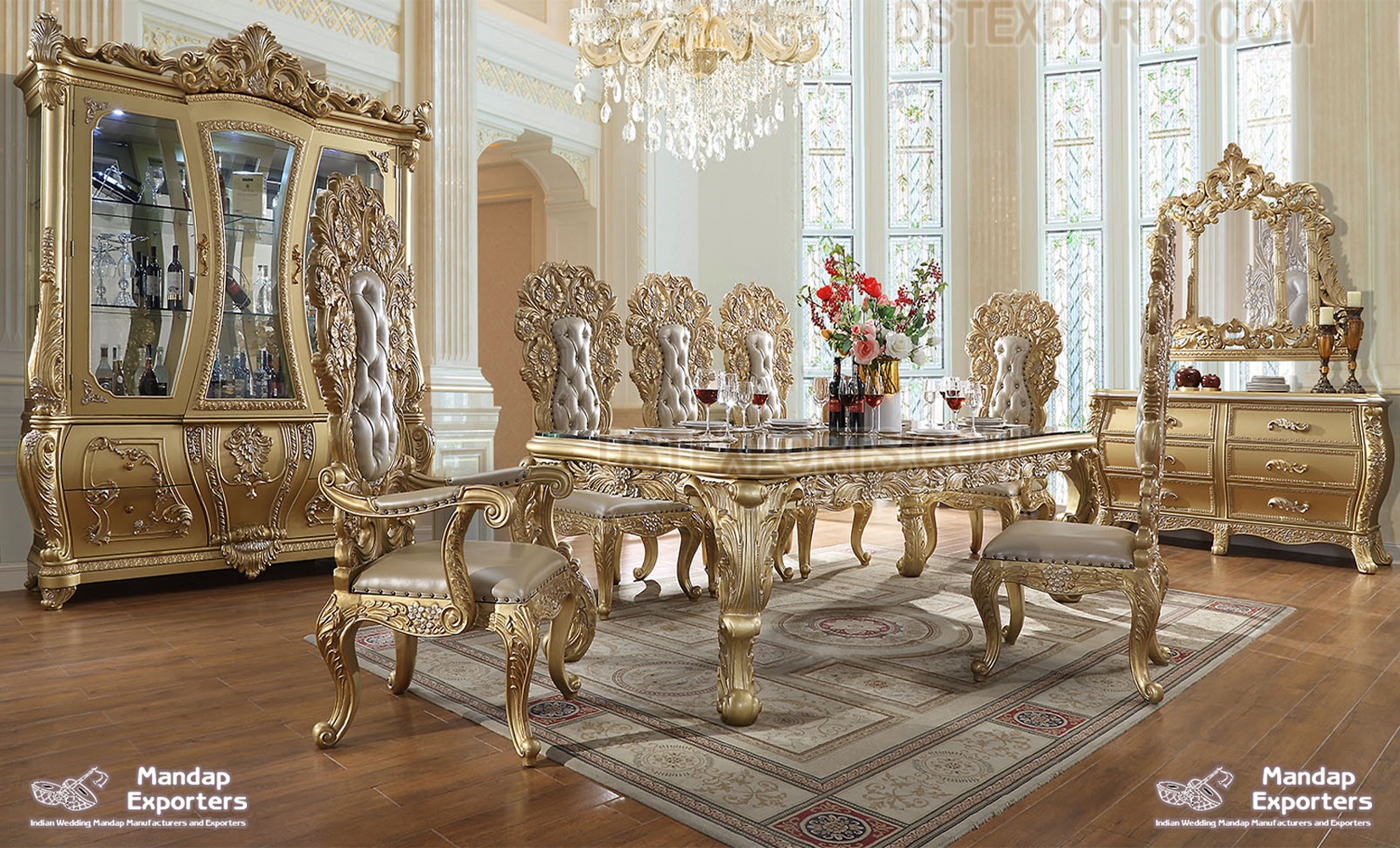Enchanting Royal Palace Dining Room Furniture Set