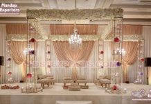 Fascinating Indian Wedding Candle Lit Mandap Fascinating Indian Wedding Candle lit Mandap