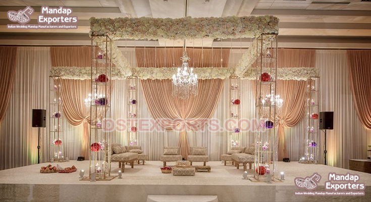 Fascinating Indian Wedding Candle lit Mandap