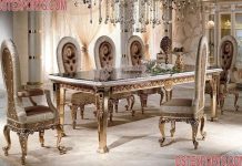 Formal Look Dining Table & Chairs Set