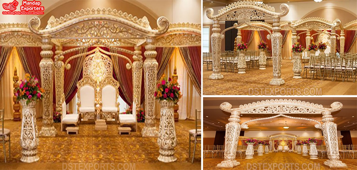 Grand Maharaja Style Wedding Mandap Chicago