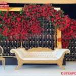 Grand Wedding Stage Candle Backdrop Walls
