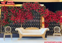 Grand Wedding Stage Candle Backdrop Walls Grand Wedding Stage Candle Backdrop Walls