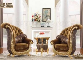 Classy Hand Carved Baroque Style Lounge Chairs Hand Carved Classy Baroque Style lounge Chairs