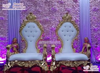Latest Baroque Style High Back Wedding Chairs Latest Baroque Style High Back Wedding Chairs